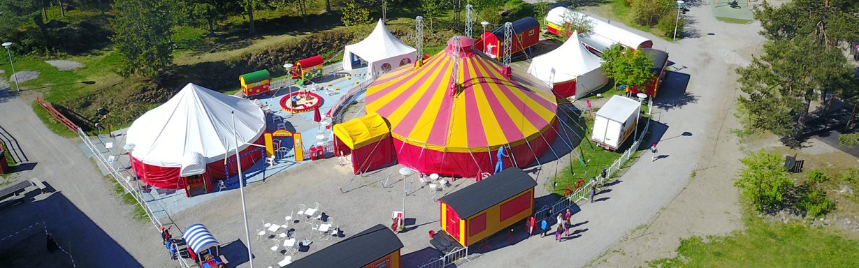 Zirkuswägen im Einsatz in Sundsvall