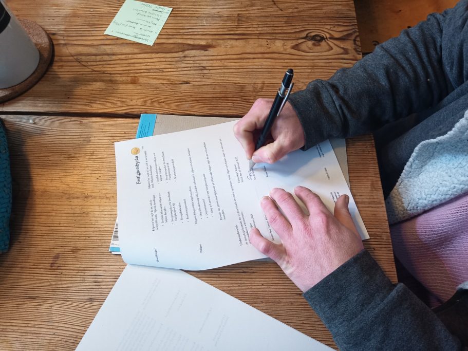 02/26: Vertragsunterzeichung Sjögård